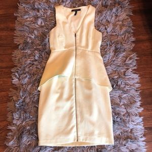 Bcbg generation full zip peplum dress